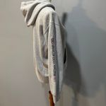 American Eagle Y2K  retro 90s gray pipecrew hoodie, men’s size xs Photo 4