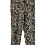 NWOT Song Of Style REVOLVE Maud Snake Print Faux Leather High Rise Pants Green Size XXS Photo 4