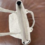 NWT Artisan Mongolian Woolcraft Quilt Square Tote Neutrals New Tan Photo 6