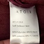 NWT Atoir Self Defined Skirt in Burgundy Python Size 4 Photo 10