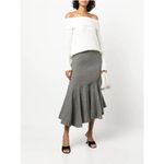 Cinq à Sept Leya Off Shoulder Ivory Sweater NWT Size Large Photo 1