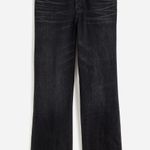 Madewell Low Slung Baggy Jeans Wide Leg Garza Wash Black Relaxed US 25 NWT Photo 4