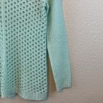 Rue 21 Mint green sweater S light weight see through crochet cozy soft winter Photo 3
