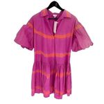 WKND Womens Collared Puff Balloon Sleeve‎ Frock It Dress Pink Size Large NWT Photo 1