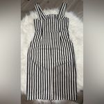 Forever 21  Black and White Striped Midi Dress Photo 2