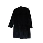 Dawn Levy Catina Coat Rabbit Fur Black Textured Small EUC Photo 9