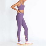 Johnny Was  Calme Mulled Grape Cutout High Waist 7/8 Leggings Sz M NWOT Photo 6