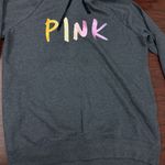 PINK - Victoria's Secret PINK Victoria’s Secret 3/4 Sleeve Dark Grey Hoodie Dress Size XXL Photo 0