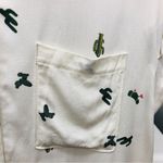 belle du jour 🌵Trendy cactus button down tie bottom shirt NWT S Photo 3