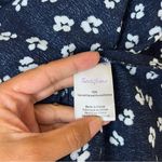 Seraphine Maternity Atara Blue Floral Summer Wrap Dress Size 2 Photo 7