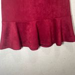 Newbury Kustom  Boutique Burgundy short sleeve dress size small Photo 4