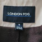 London Fog  Tan & Brown Trenchcoat With Coordinating Brown Scarf Size Small Photo 5
