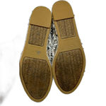 Daniela Polo espadrille textured sparkly SEQUINED ballet flats Silver Size 7 Photo 7