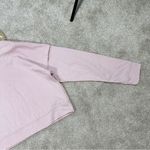 Under Armour NWT Rival Terry Hoodie Sweatshirt Longsleeve Cropped 1/4 Zip Pink L Photo 5