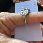 Badgley Mischka New  Cocktail Engagement Ring CZ size 7 Photo 1