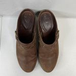 Ariat  Women's Size 6.5 Clogs Distressed Brown Leather Wedge Heel Western Photo 4