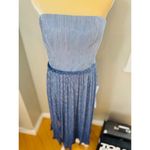Dress the Population Haldis Metallic Ombre Strapless Cocktail Dress, Medium NWT Photo 9