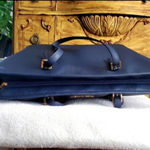 Michael Kors Jet Set Navy Tote Large Laptop Storage Photo 5