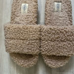 Serra  Tan Fuzzy Slippers size 8 Photo 0