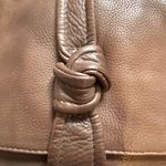 Kenneth Cole  CHOCOLATE BROWN LEATHER CROSSBODY KNOT DEDIGN ON FRONT SNAP CLOSURE Photo 2