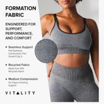 Balance Athletica Vitality The Formation Scoop Bra Heather Blue Small Photo 1