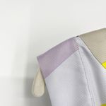 Suno 100% Silk Pleated Mini Dress Bold Geometric Print Size Small Yellow Photo 4