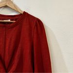 Anthropologie Pilcro Women's Twist Front Sweatshirt Top Copper Size XS Photo 4