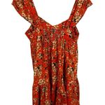 Free People Pattern Play Floral Mini Dress Size Small Linen Babydoll Sundress Photo 7