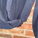 Anthropologie ett:twa Black Buttoned Flat Blazer Lightweight Jacket Women's 6 Photo 3