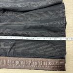 Diesel Vintage Black and Brown Skirt with leather on the side Size 31 Photo 5