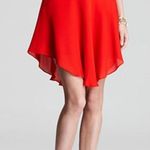 •Dolce Vita Leila silk belted handkerchief skirt• Size S Red Photo 0