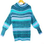 Free People NEW Candy Stripe Waterfalls Combo Tunic Alpaca Wool Sweater, XS Photo 4