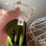 Pacificotton San Francisco Bryn Walker Green Lagenlook Art To Wear Blouse Sz S Photo 5