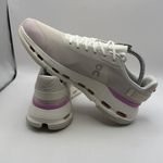 ON Running Brand Cloud Cloudnova Form 2 White/Pink Women's 10 Shoes NEW 2025 White Photo 4