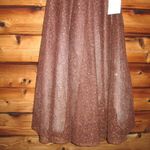 Mac Duggal  20371 Womens Brown Embellished Cap Sleeve A Line Dress Photo 9