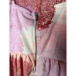 Roxy Short Dress Women's Size Small Bright Leaf Print Empire Waist Vacation Photo 4