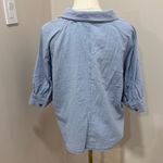 Mustard Seed  Blue Button‎ Up Shirt Large Photo 1