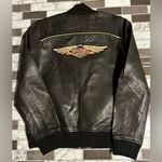 Harley Davidson  120th Anniversary Bomber Leather Jacket Photo 8