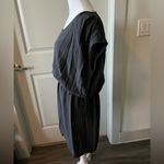 American Vintage Gray Sleeveless Sundress Mini Photo 2