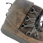 Foresake Women's Brown Leather Lucie Lace Up Mid Outdoor Boots Size 8.5 Photo 1