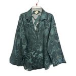 Victoria's Secret VTG Victoria’s Secret Gold Label Green Sheer Satin PJ Set Size Small Romantic Photo 1