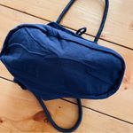 Handmade Japanese Patchwork Tote Bag 100% Cotton Navy Blue Photo 11