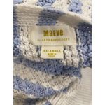 Anthropologie Maeve Knit Open Back Top Blue and White Stripe Sz XXS Photo 6
