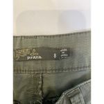 prAna  Army Green Stretchy Larissa Knickers Shorts Cotton Casual Sz 8 Lightweight Photo 5