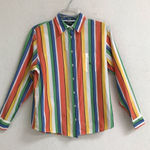 Ralph Lauren Lauren bright striped button up shirt M Photo 0