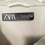 ZARA Corduroy Overshirt in Green 8372 224 505 Size Small Shacket Photo 5