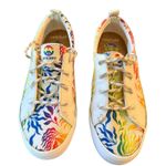 Sperry Crest Vibe White Rainbow Pride Sneakers Size 9 Photo 2