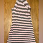 Free People  Pink & Gray Stripe Racerback Tennis Golf Pickleball Dress Size Small Photo 0