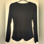 Rafaella Raffinalla Black Ruched Front Long Sleeve Top - Size 10 Photo 6