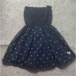 Abercrombie & Fitch Navy  strapless polkadot mini dress  Photo 0